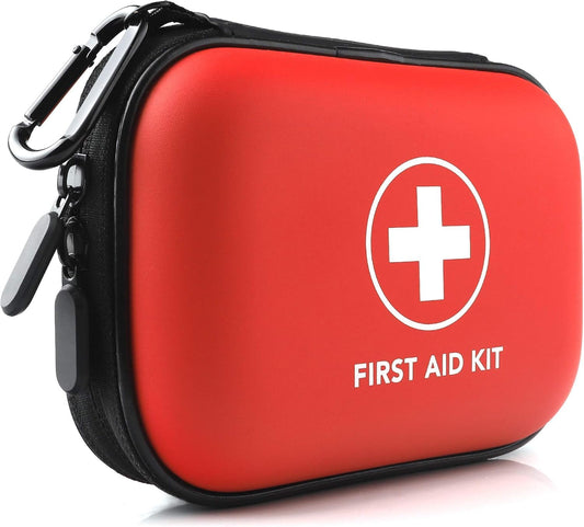 Compact First Aid Kit - Essential 200-Piece Medical Supplies for Car & Outdoor